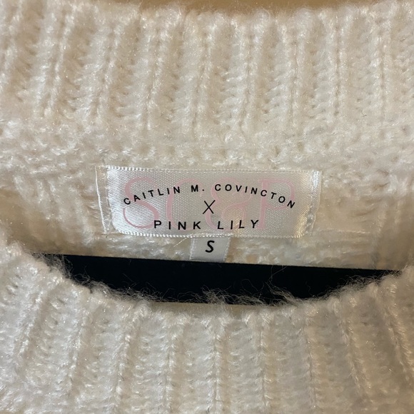 CAITLIN COVINGTON X PINK LILY SWEATER DRESS - Picture 3 of 3